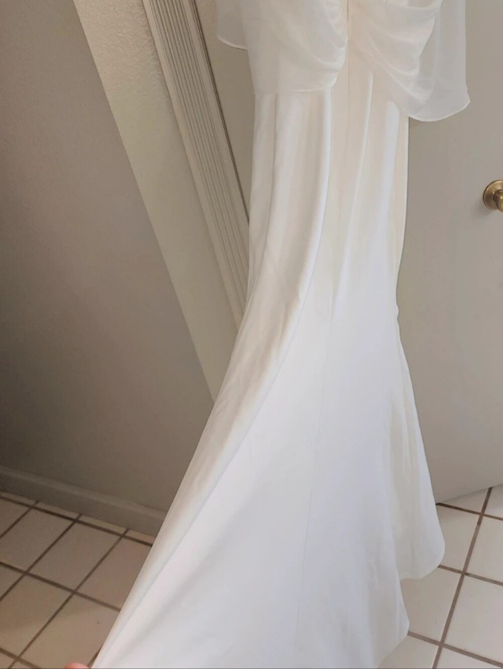 Ever Pretty Wedding White Long Sleeve Dress with Lace Detail - Picture 9 of 16
